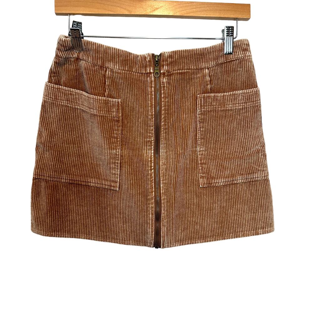She + Sky Corduroy A Line Zip Skirt NWT M Medium